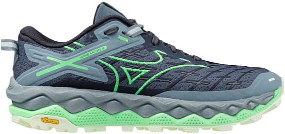 Кроссовки женские Mizuno Wave Mujin 10 Violet Indigo/Neo Mint/Citadel - Фото 1 большая