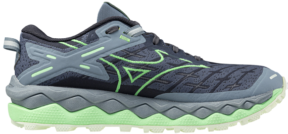 Кроссовки женские Mizuno Wave Mujin 10 Violet Indigo/Neo Mint/Citadel - Фото 5 большая