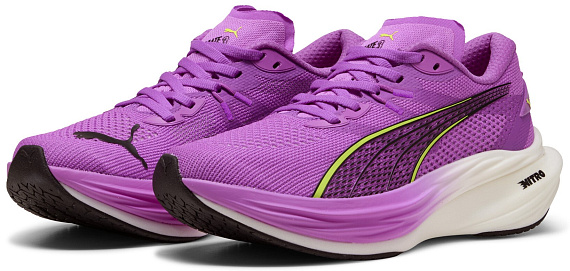 Кроссовки женские Puma Deviate Nitro 3 Pure Magenta/Yellow Alert/White - Фото 2 большая