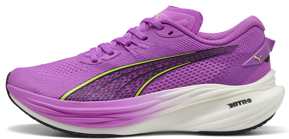 Кроссовки женские Puma Deviate Nitro 3 Pure Magenta/Yellow Alert/White - Фото 4 большая