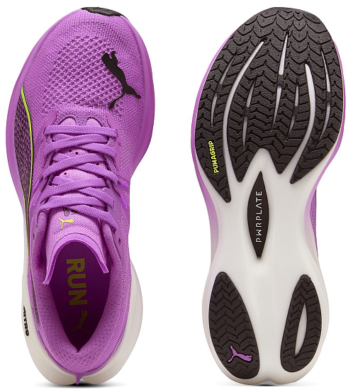Кроссовки женские Puma Deviate Nitro 3 Pure Magenta/Yellow Alert/White - Фото 5 большая