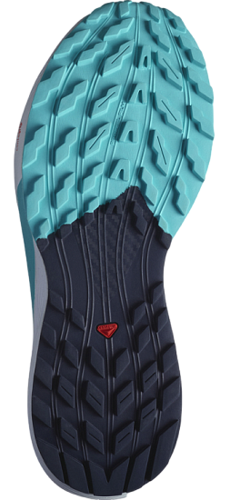 Кроссовки женские Salomon Sense Ride 5 Cashmere Blue/Carbon/Peacock Blue - Фото 6 большая