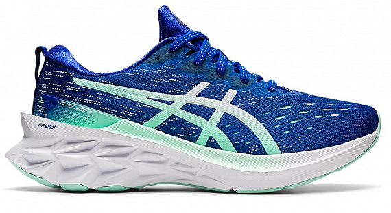 Кроссовки женские ASICS Novablast 2 Lapis Lazuli Blue/White - Фото 1 большая