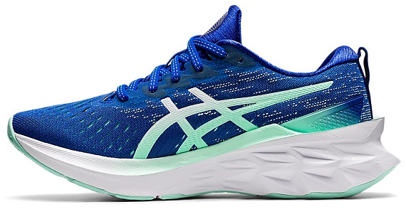 Кроссовки женские ASICS Novablast 2 Lapis Lazuli Blue/White - Фото 4 большая