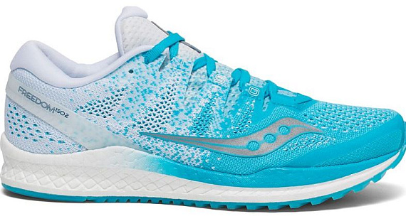 Кроссовки женские Saucony Freedom Iso 2 Blue/White - Фото 1 большая