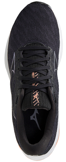Кроссовки женские Mizuno Wave Rider 26 OdysseyGray/Quicksilver/Salmon - Фото 3 большая