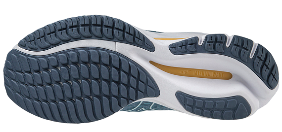 Кроссовки женские Mizuno Wave Rider 26 MountainSpring/White/Flax - Фото 5 большая