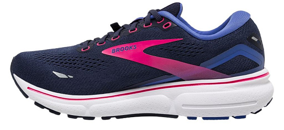 Кроссовки женские Brooks Ghost 15 Gtx Peacoat/Blue/Pink - Фото 2 большая