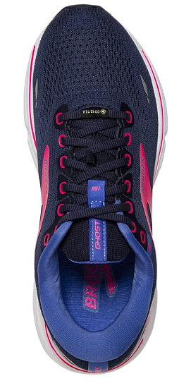 Кроссовки женские Brooks Ghost 15 Gtx Peacoat/Blue/Pink - Фото 6 большая