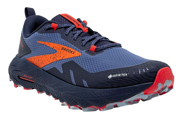 Кроссовки женские Brooks Cascadia 17 Gtx Navy/Bittersweet/Peacoat - Фото 2 большая