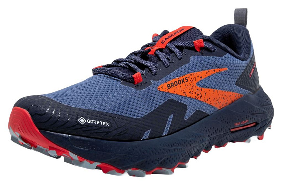 Кроссовки женские Brooks Cascadia 17 Gtx Navy/Bittersweet/Peacoat - Фото 6 большая