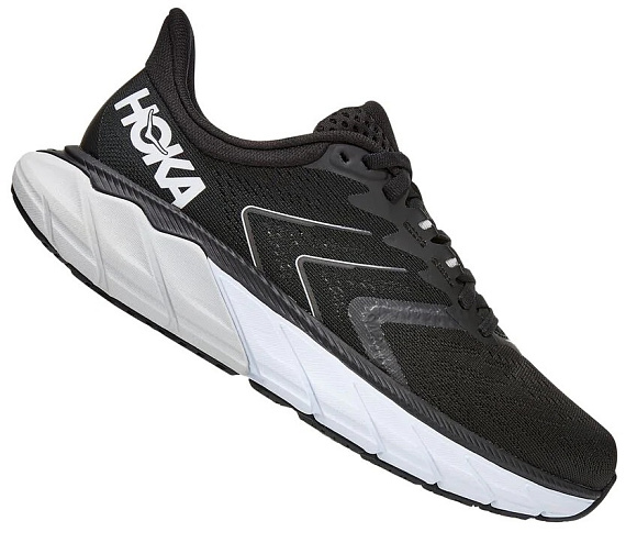 Кроссовки женские Hoka Arahi 5 Black/White - Фото 3 большая