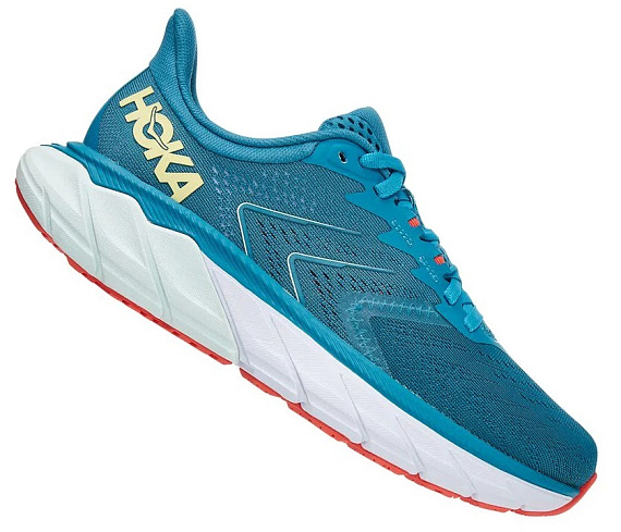 Кроссовки женские Hoka Arahi 5 Mosaic Blue/Luminary Green - Фото 3 большая