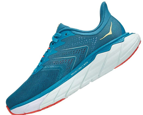 Кроссовки женские Hoka Arahi 5 Mosaic Blue/Luminary Green - Фото 4 большая