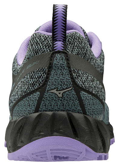 Кроссовки женские Mizuno Wave Ibuki Сер/Сереб/Пурпур - Фото 3 большая