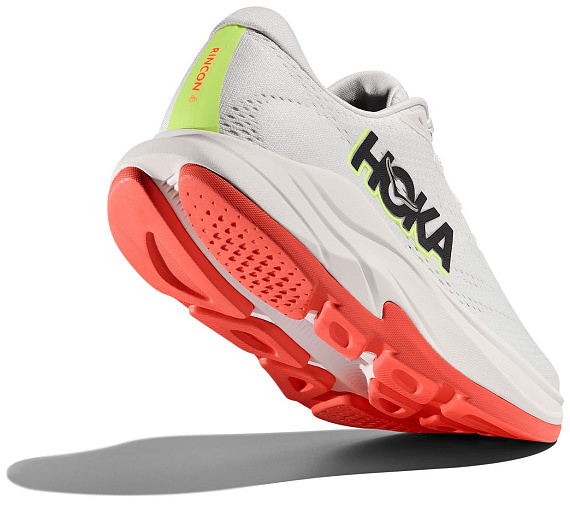 Кроссовки женские Hoka Rincon 4 Frost/Neon Yuzu - Фото 3 большая