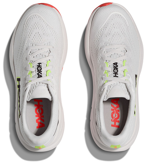 Кроссовки женские Hoka Rincon 4 Frost/Neon Yuzu - Фото 6 большая