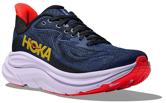 Кроссовки женские Hoka Clifton 10 Midnight Blue/Starlight Glow - Фото 3 большая