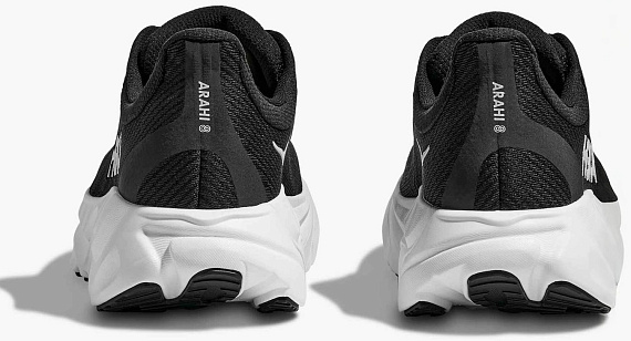 Кроссовки женские Hoka Arahi 8 Black/White - Фото 5 большая