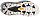 Кроссовки женские Hoka Speedgoat 7 Black/White - Фото 7 малая