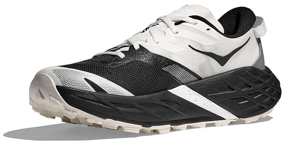 Кроссовки женские Hoka Speedgoat 7 Black/White - Фото 5 большая