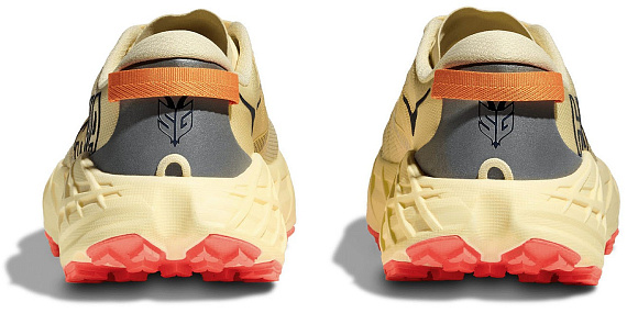 Кроссовки женские Hoka Speedgoat 7 Vintage Yellow/Neon Flame - Фото 2 большая