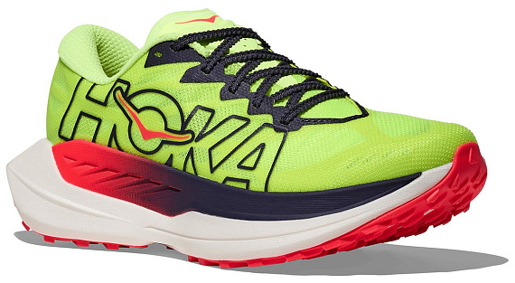 Кроссовки женские Hoka Rocket X Trail Neon Yuzu/Neon Flame - Фото 3 большая