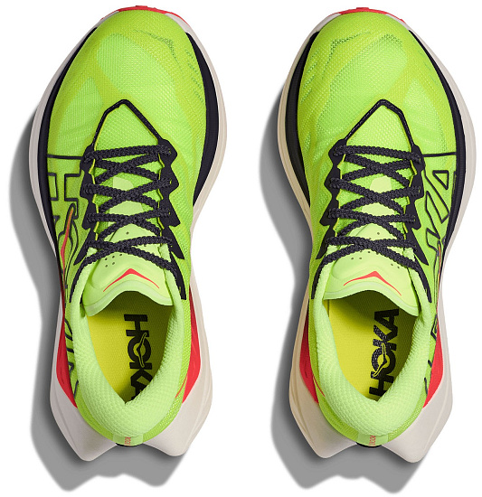 Кроссовки женские Hoka Rocket X Trail Neon Yuzu/Neon Flame - Фото 6 большая
