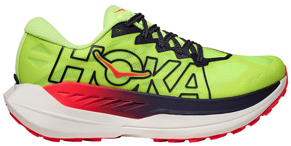 Кроссовки женские Hoka Rocket X Trail Neon Yuzu/Neon Flame - Фото 1 большая