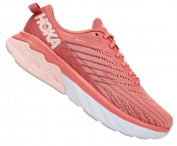 Кроссовки женские Hoka Arahi 4 Lantana/Heather Rose - Фото 1 большая