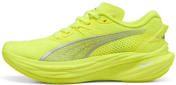 Кроссовки женские Puma Deviate Nitro 3 Yellow Alert/Silver - Фото 4 большая