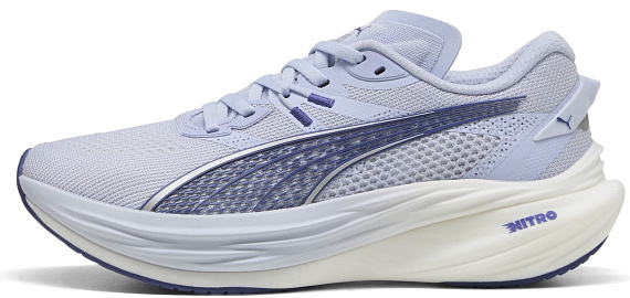 Кроссовки женские Puma Deviate Nitro 3 Cool Weather/Blue Crystal/Silver - Фото 4 большая