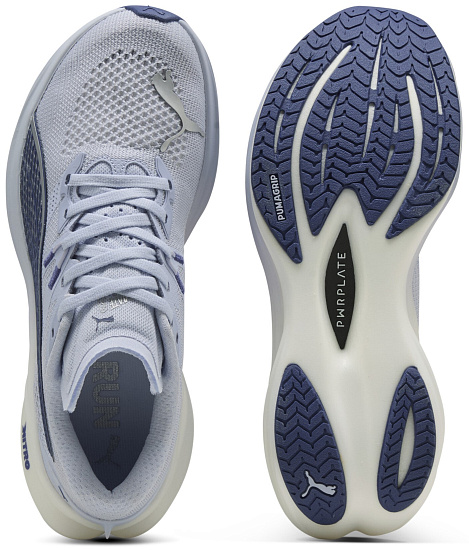 Кроссовки женские Puma Deviate Nitro 3 Cool Weather/Blue Crystal/Silver - Фото 5 большая