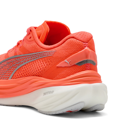Кроссовки женские Puma Deviate Nitro 3 Glowing Red/Silver - Фото 3 большая