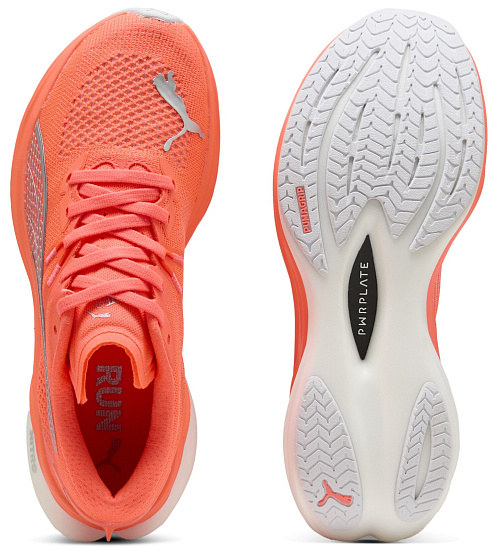Кроссовки женские Puma Deviate Nitro 3 Glowing Red/Silver - Фото 5 большая