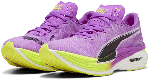 Кроссовки женские Puma Deviate Nitro Elite 3 Pure Magenta/Yellow Alert - Фото 2 большая