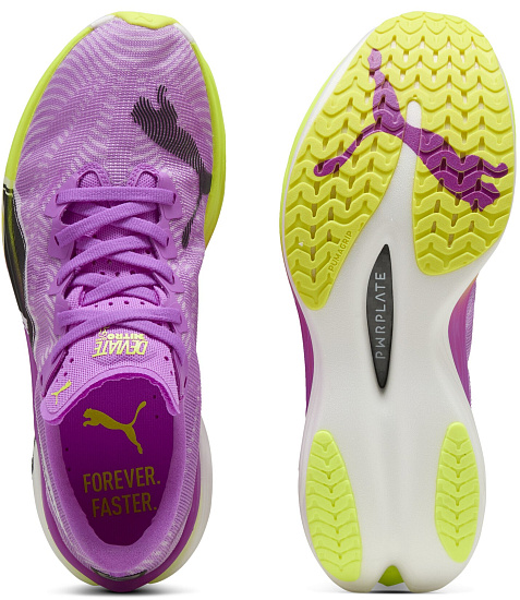 Кроссовки женские Puma Deviate Nitro Elite 3 Pure Magenta/Yellow Alert - Фото 5 большая