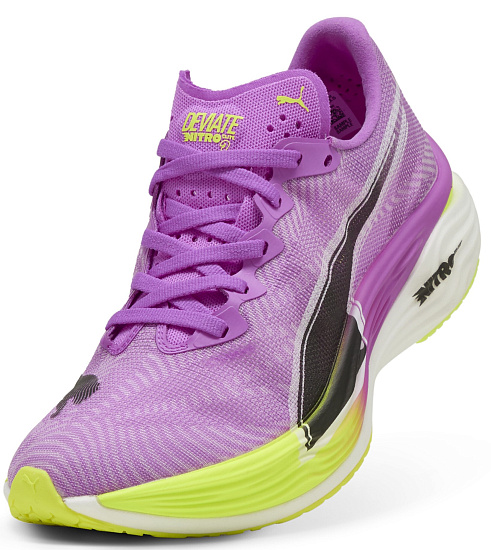 Кроссовки женские Puma Deviate Nitro Elite 3 Pure Magenta/Yellow Alert - Фото 7 большая