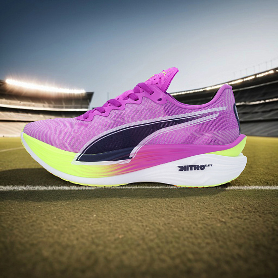 Кроссовки женские Puma Deviate Nitro Elite 3 Pure Magenta/Yellow Alert - Фото 10 большая