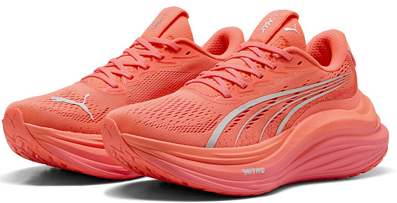 Кроссовки женские Puma MagMax Nitro Glowing Red/Silver - Фото 2 большая