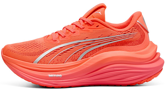Кроссовки женские Puma MagMax Nitro Glowing Red/Silver - Фото 4 большая