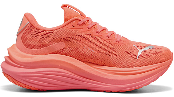 Кроссовки женские Puma MagMax Nitro Glowing Red/Silver - Фото 6 большая
