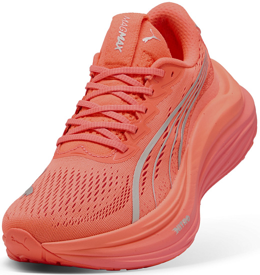 Кроссовки женские Puma MagMax Nitro Glowing Red/Silver - Фото 7 большая