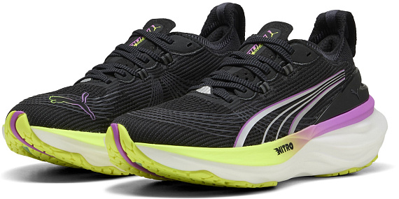 Кроссовки женские Puma ForeverRun Nitro 2 Black/Pure Magenta - Фото 2 большая