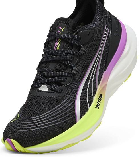 Кроссовки женские Puma ForeverRun Nitro 2 Black/Pure Magenta - Фото 7 большая