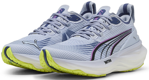 Кроссовки женские Puma ForeverRun Nitro 2 Cool Weather/Yellow Alert - Фото 2 большая