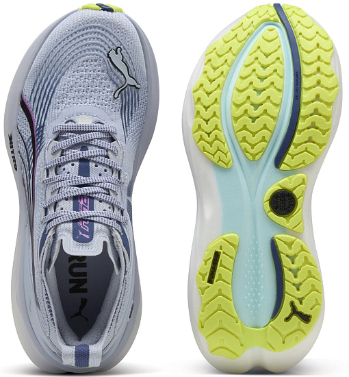 Кроссовки женские Puma ForeverRun Nitro 2 Cool Weather/Yellow Alert - Фото 5 большая