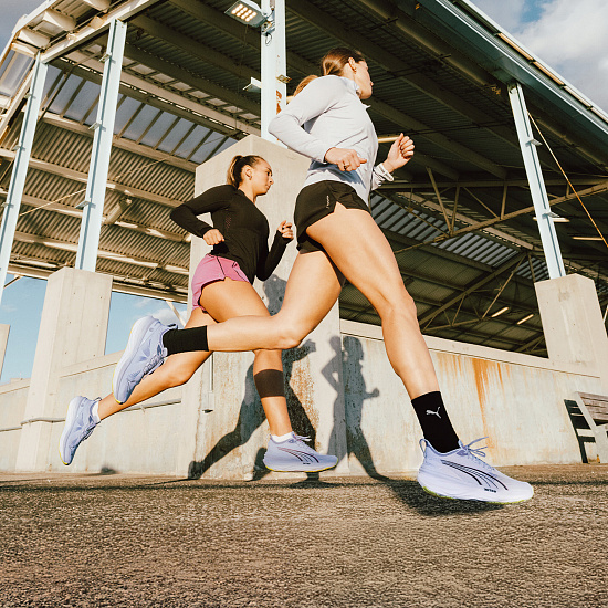 Кроссовки женские Puma ForeverRun Nitro 2 Cool Weather/Yellow Alert - Фото 10 большая