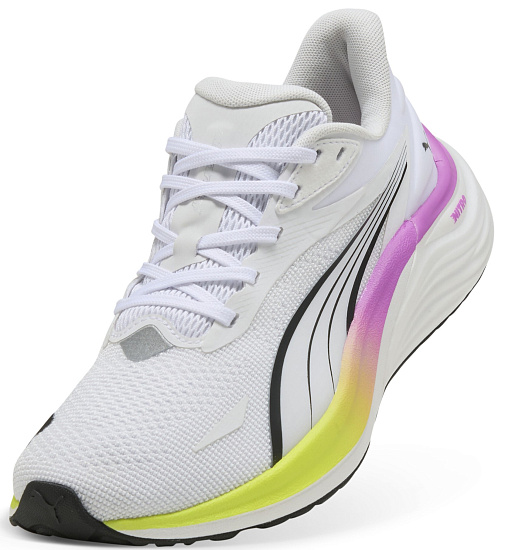 Кроссовки женские Puma Electrify Nitro 4 White/Yellow Alert/Pure Magenta - Фото 7 большая