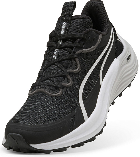 Кроссовки женские Puma Electrify Nitro 4 Trail Black/Feather Gray/White - Фото 7 большая